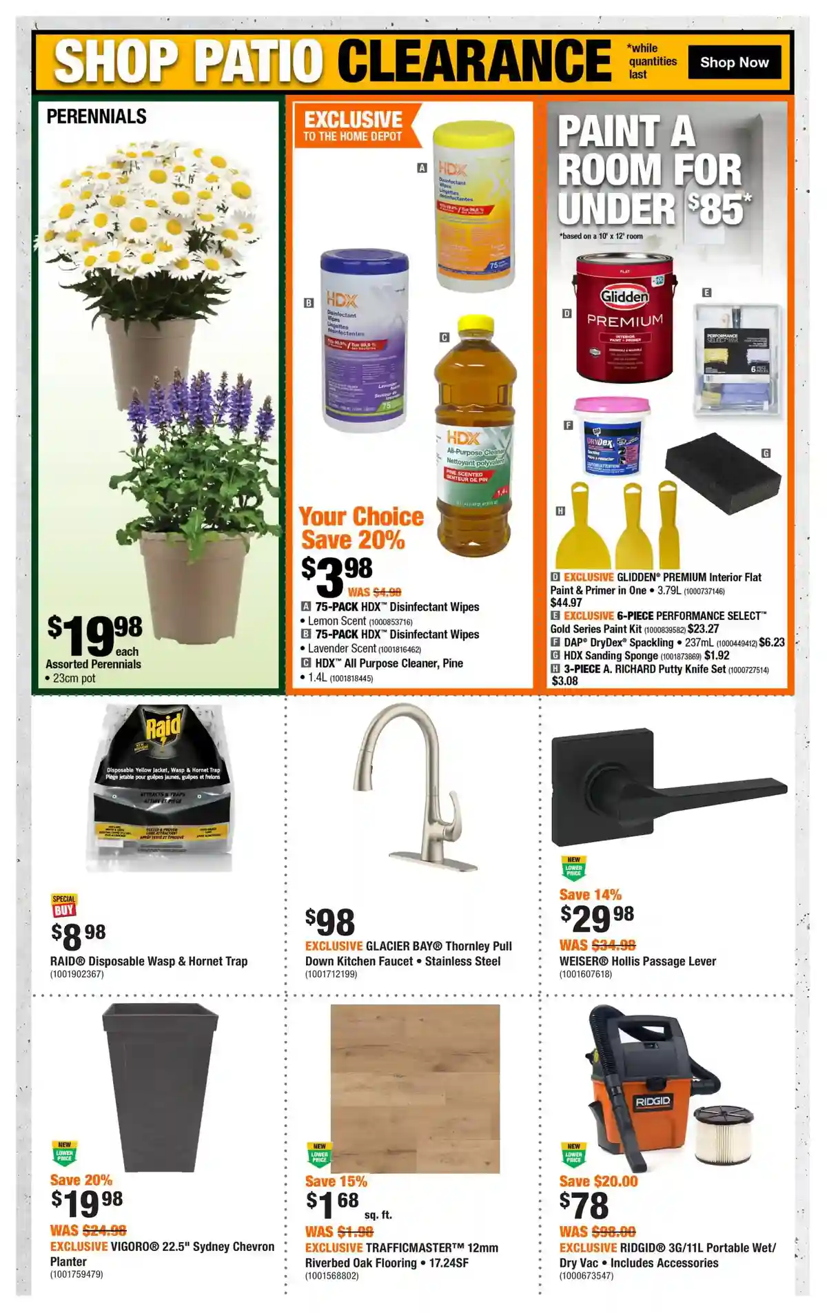 Home Depot weekly ads