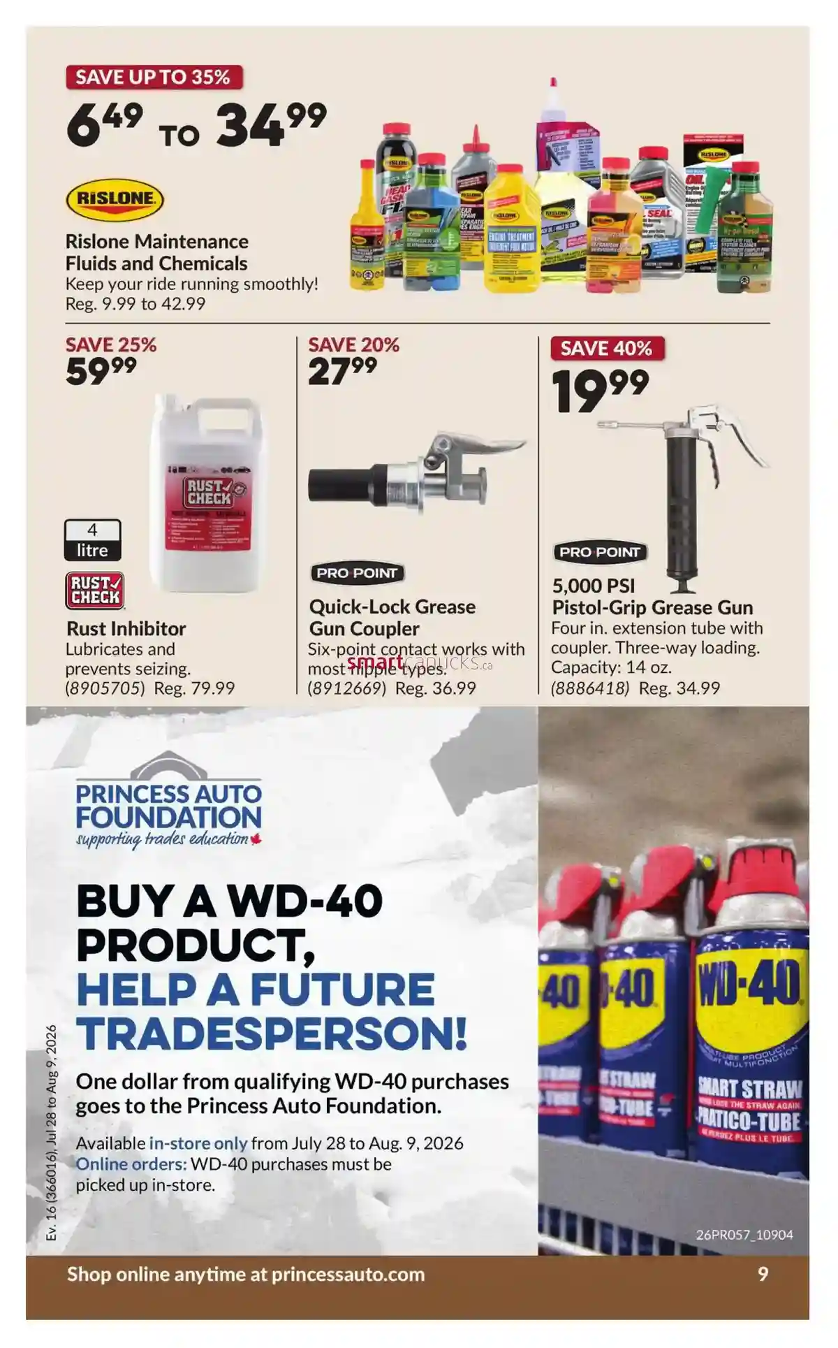Princess Auto weekly ads
